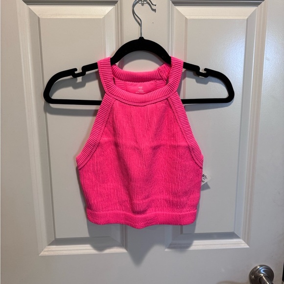 Aerie Seamless High Neck Bra Top Size M - Picture 3 of 5